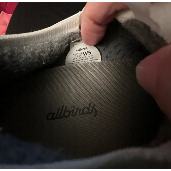 Allbirds Tree Dasher Relay Running Shoe Blizzard Thrive Teal Purple Womens Sz 5 - Picture 5 of 9